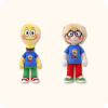 Facty And Lightbulb Plush 2PCS