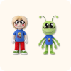 Facty And Martian Plush 2PCS