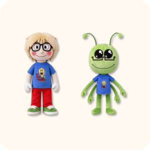 Facty And Martian Plush 2PCS